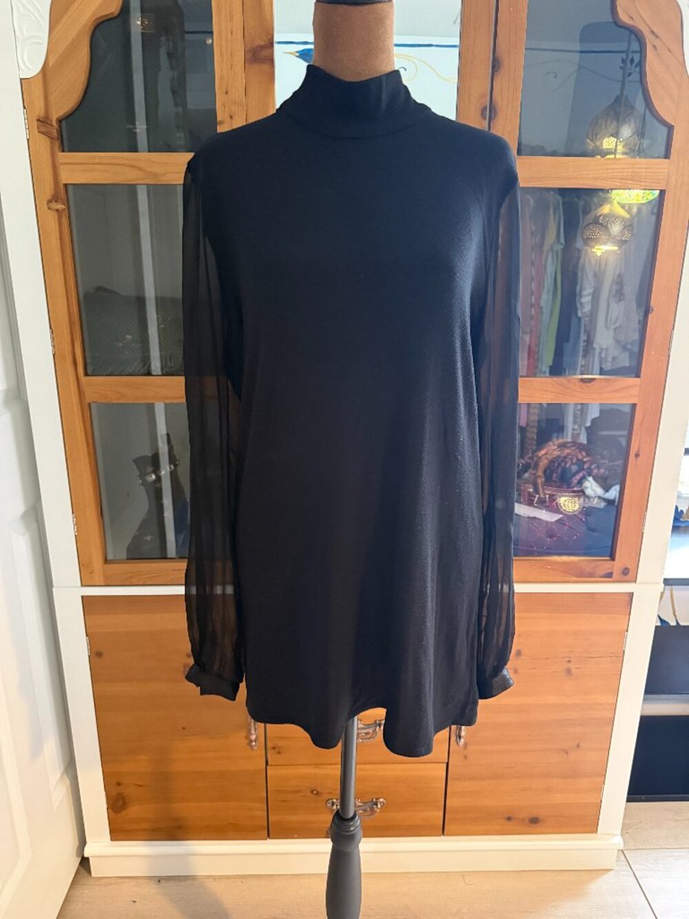 SW3 Bespoke Black Cocktail Dress L